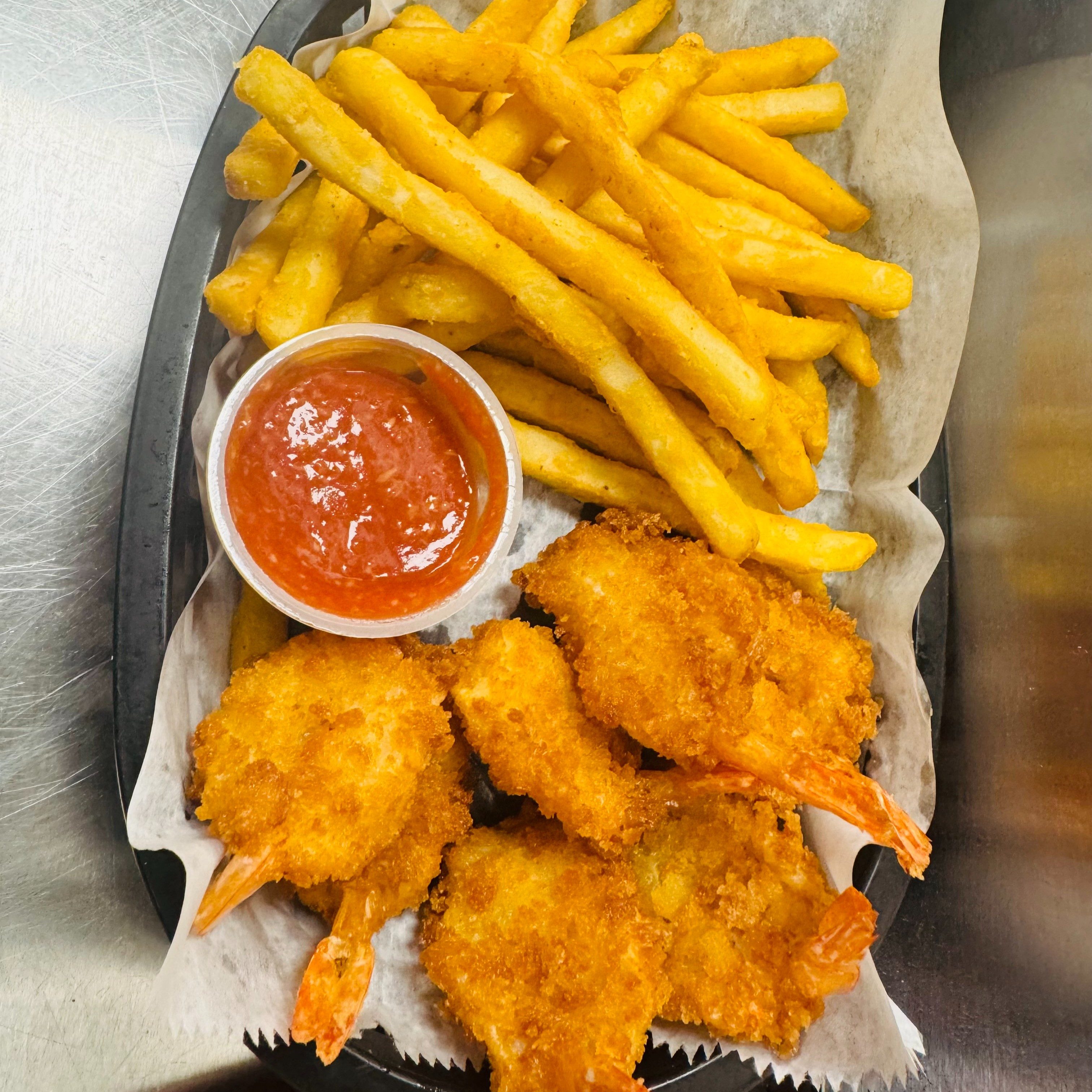 Shrimp platter.