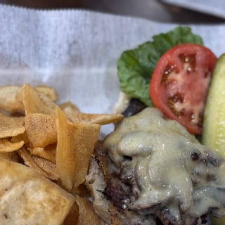 Mushroom & Swiss Sandwich